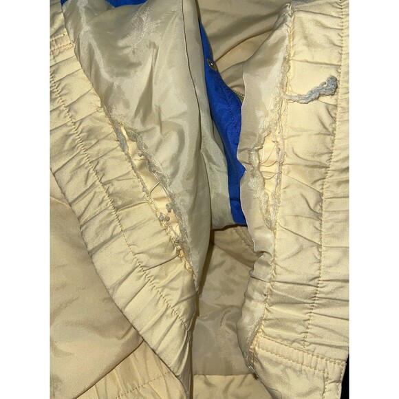 Stefano Mens Track Jacket Size Large Yellow Blue Vintage 80s 90s Windbreaker - Picture 9 of 10